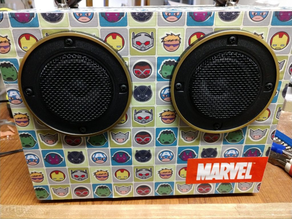 Marvel Battery Powered Bluetooth speaker