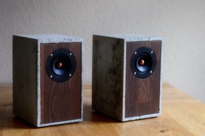 Concrete Desktop Speakers