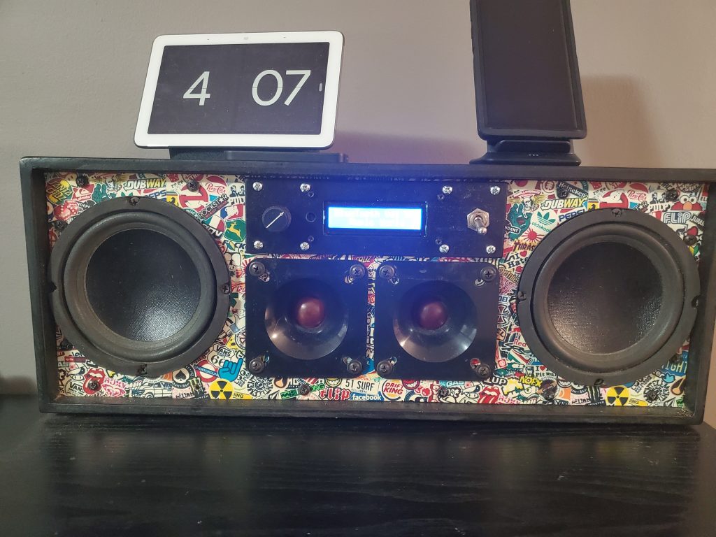 Small Bluetooth stereo with big sound