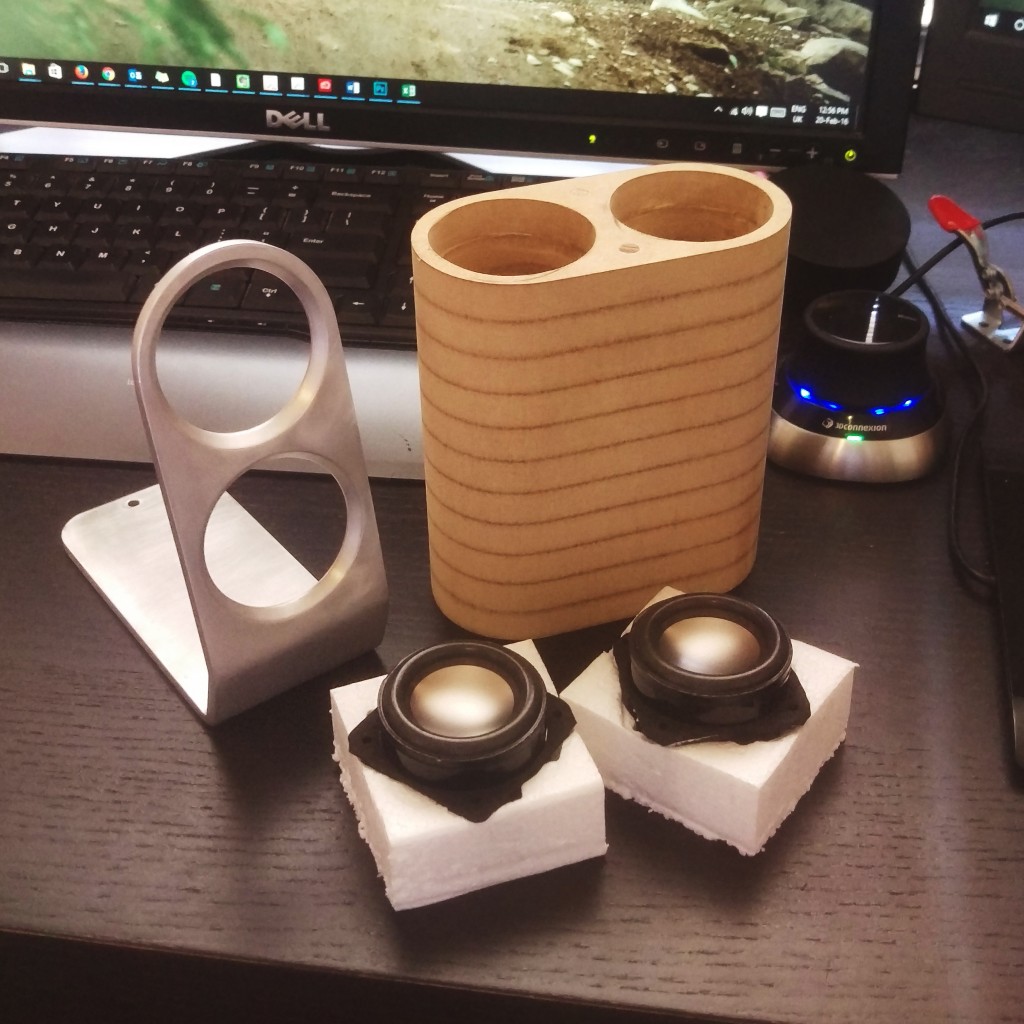 Desktop satellite speakers Parts Express Project Gallery