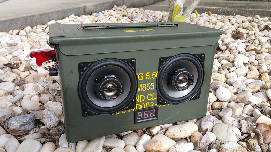 Portable Ammo Can Boombox