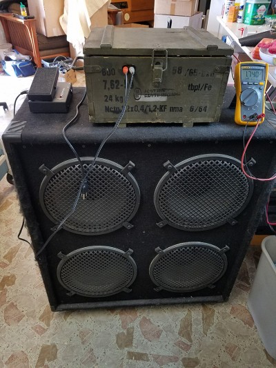 Russian ammo box PA/guitar amp