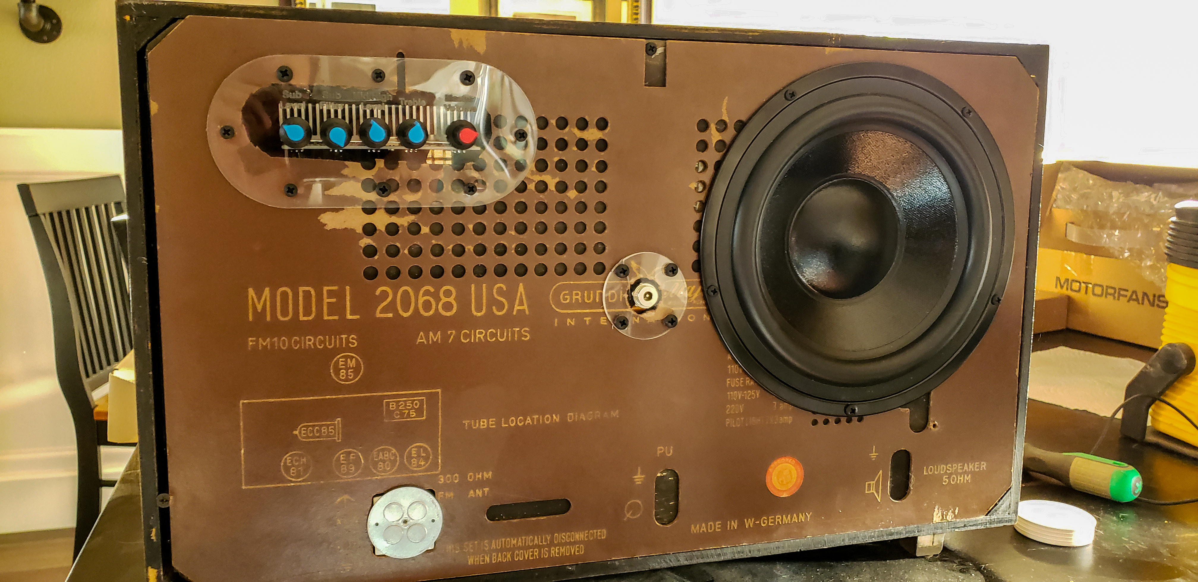 1957 Grundig Bluetooth Boombox | Parts Express Project Gallery