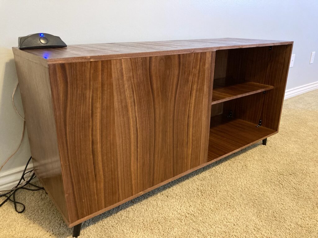 Walnut Subwoofer Cabinet