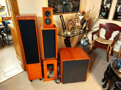 12″ Reference Subwoofer with Cherry Cabinet
